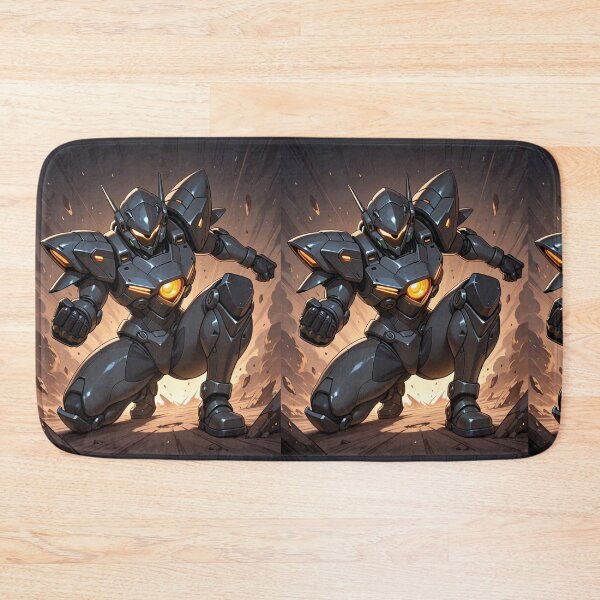 Item preview, Science-Fiction - Stylized Futuristic Mech, Cybernetic Warrior in Action designed and sold by AnimeShin.