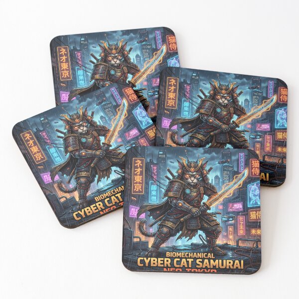 Item preview, Biomechanical Cyber Cat Samurai Neo Tokyo designed and sold by Patryk9696.