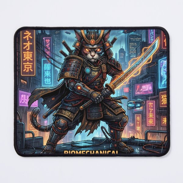 Item preview, Biomechanical Cyber Cat Samurai Neo Tokyo designed and sold by Patryk9696.