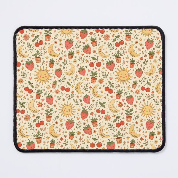 Item preview, Whimsical Celestial Fruit and Botanical Pattern designed and sold by Bakes Designs.