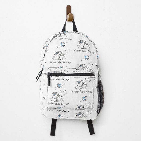 Item preview, Wonder Takes Courage | Bunny Stargazing Illustration designed and sold by Samaya-.