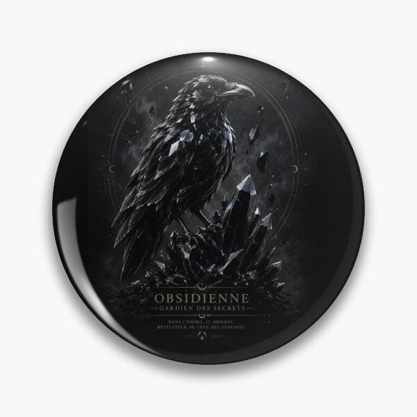 Item preview, Obsidian Raven Guardian designed and sold by Axokris.