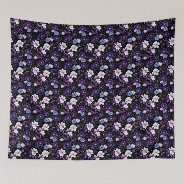 Item preview, Midnight Garden Pattern – Dark Cottagecore Reader designed and sold by · GAMING SOUL ·.