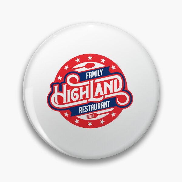 Item preview, Family Highland Restaurant Retro American Style Logo designed and sold by kimgrq.