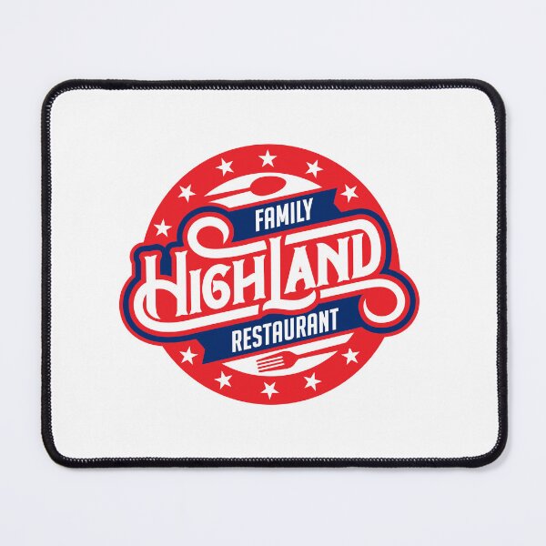 Item preview, Family Highland Restaurant Retro American Style Logo designed and sold by kimgrq.