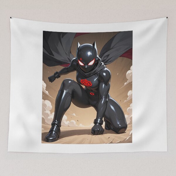 Item preview, Superhero - Stylized Warrior, Night Defender in High-Tech Suit designed and sold by AnimeShin.