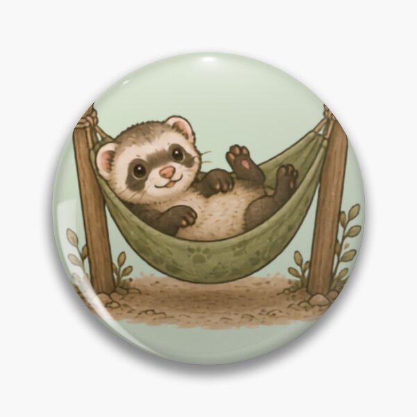 Item preview, Hammock Hangout Ferret designed and sold by MellowMunchkins.