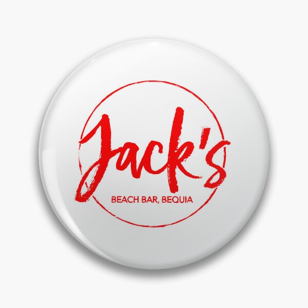 Item preview, Jack's Beach Bar Bequia Red Calligraphic Logo designed and sold by kimgrq.