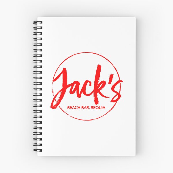 Item preview, Jack's Beach Bar Bequia Red Calligraphic Logo designed and sold by kimgrq.