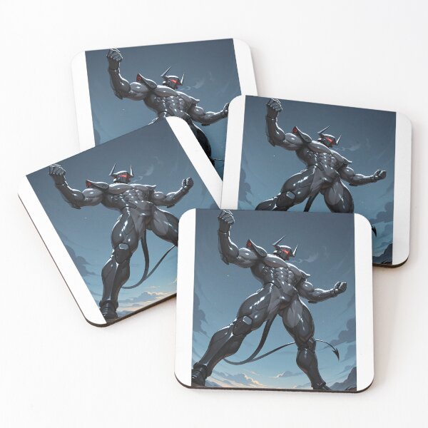 Item preview, Video Game - Fighting Game Character, Aggressive Robotic Cyborg designed and sold by AnimeShin.