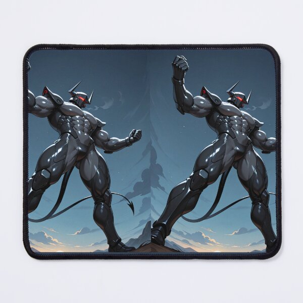 Item preview, Video Game - Fighting Game Character, Aggressive Robotic Cyborg designed and sold by AnimeShin.