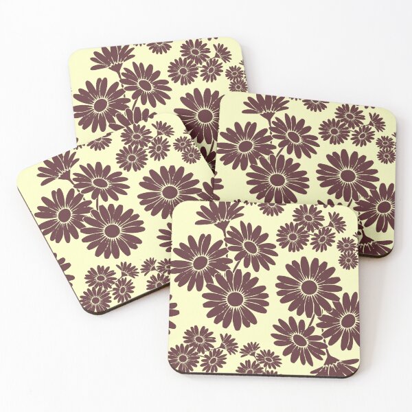 Item preview, Seamless autumn daisy floral pattern background designed and sold by ingapv.