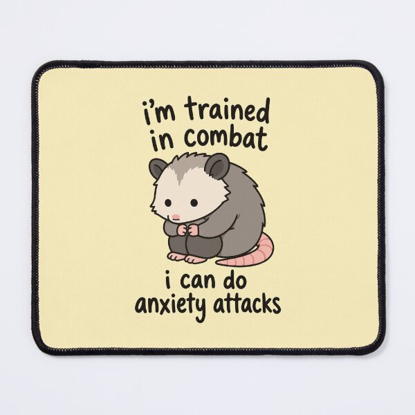 Item preview, I Can Do Anxiety Attacks - Funny Anxiety Opossum designed and sold by thecatcouch.