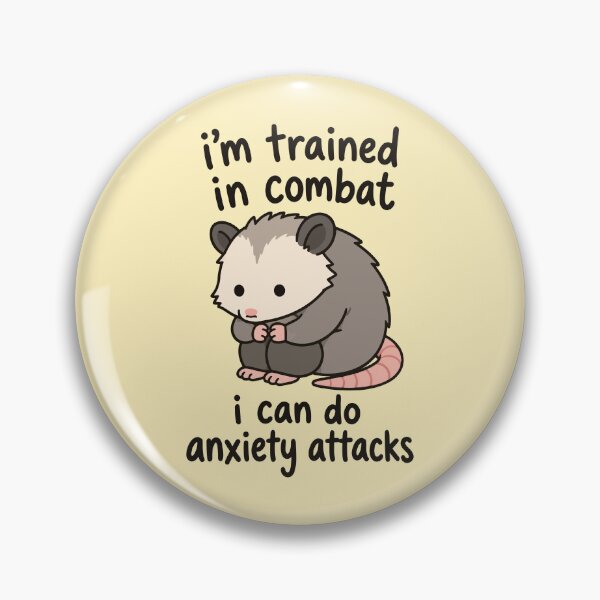 Item preview, I Can Do Anxiety Attacks - Funny Anxiety Opossum designed and sold by thecatcouch.