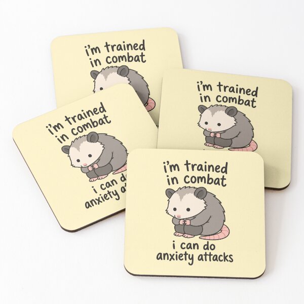 Item preview, I Can Do Anxiety Attacks - Funny Anxiety Opossum designed and sold by thecatcouch.