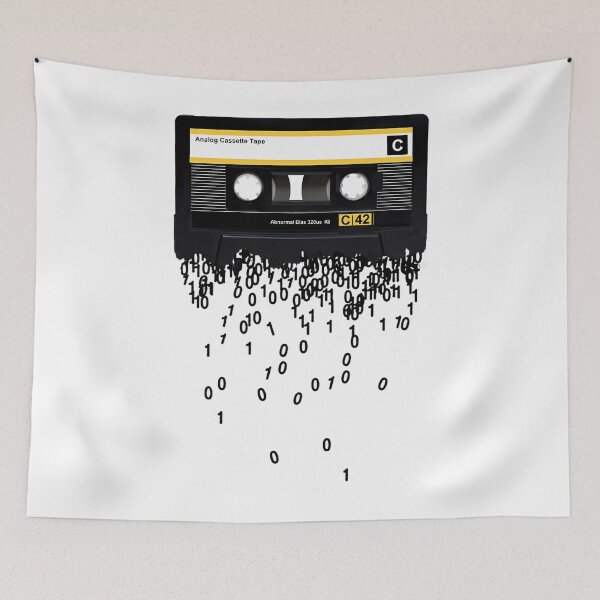 Item preview, the death of the cassette tape. designed and sold by Hajibana.