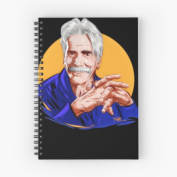 Item preview, Sam Elliott - An illustration by Paul Cemmick designed and sold by BoneAndWeave.
