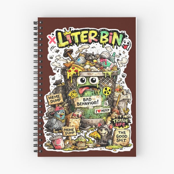 Item preview, Litterbin Meme Dump - Bad Behavior Trash Life Streetwear designed and sold by snewen.