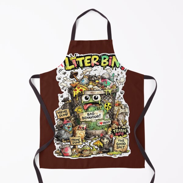 Item preview, Litterbin Meme Dump - Bad Behavior Trash Life Streetwear designed and sold by snewen.