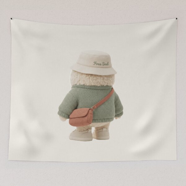 Item preview, Free Soul Teddy Streetwear designed and sold by WearTheVibe Store.