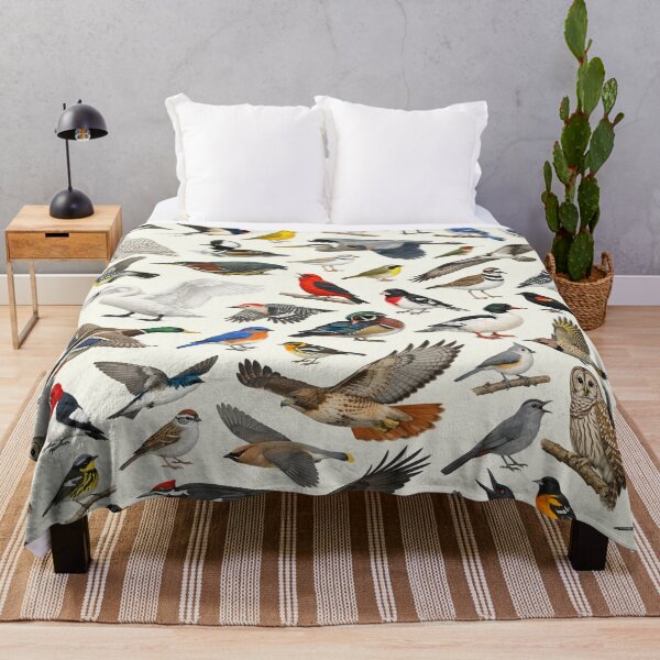 Item preview, Native Birds of Michigan Retro Style Identification Chart designed and sold by kakarikihill.