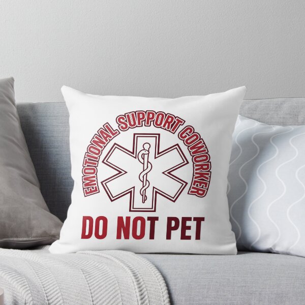Item preview, Emotional Support Coworker Do Not Pet Funny Workplace T-Shirt designed and sold by StickerNestYou.