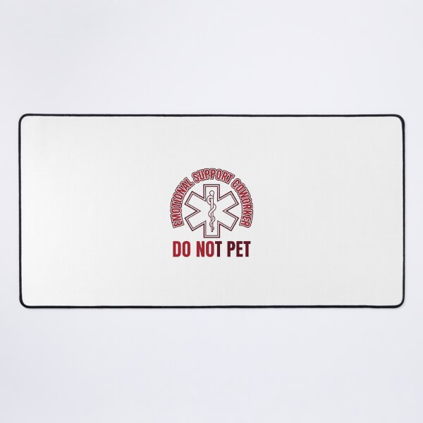 Item preview, Emotional Support Coworker Do Not Pet Funny Workplace T-Shirt designed and sold by StickerNestYou.