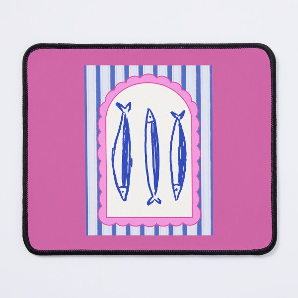 Item preview, Blue Sardine Fish Coastal Kitchen Art designed and sold by asudesign.