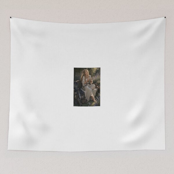 Item preview, Astrid Aurelia serene in garden with tea designed and sold by CathryneDelamort.