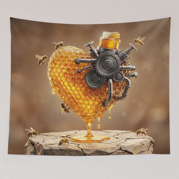Item preview, The Honey Heart designed and sold by zakvisuals.