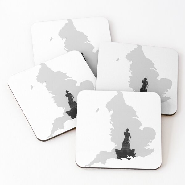 Item preview, Nelson Column Trafalgar Square London England Map Silhouette designed and sold by Maroan93.