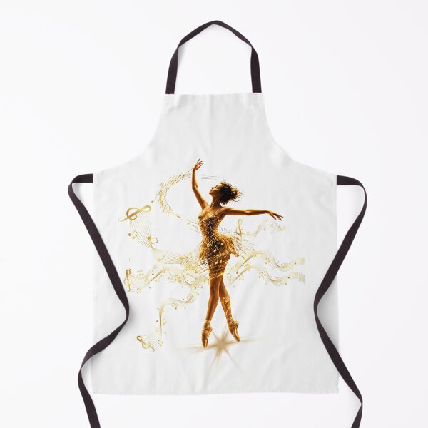 Item preview, Feel the Music | Golden Musical Ballerina Dance T-Shirt designed and sold by CalmMandala.