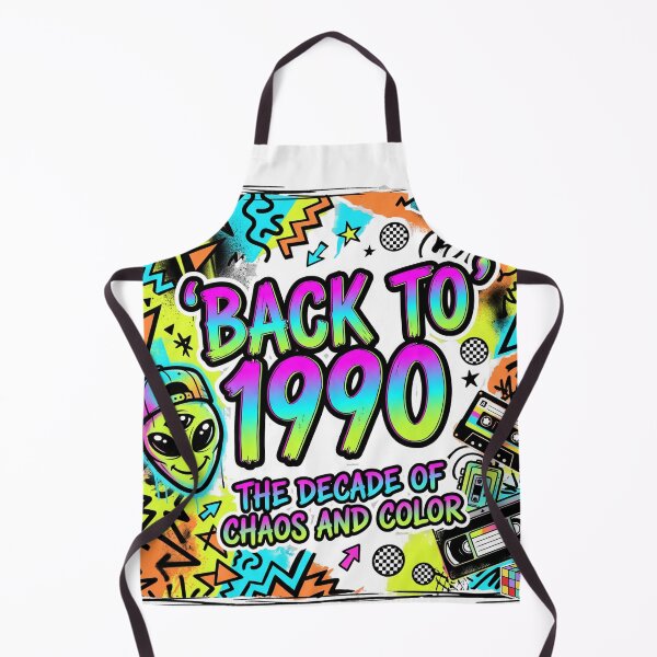 Item preview, Back To 1990 Decade Of Chaos And Color Retro Alien Art designed and sold by rich-moda.