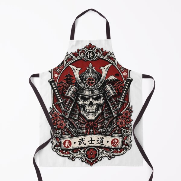 Item preview, Art - Skull Adorned with Samurai Helmet, Warrior Symbolism and Japanese Aesthetics designed and sold by AnimeShin.