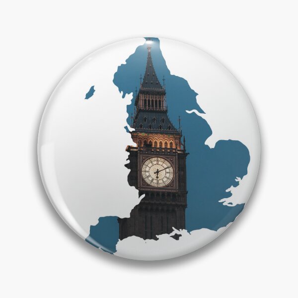Item preview, Big Ben Elizabeth Tower London England Map Silhouette designed and sold by Maroan93.