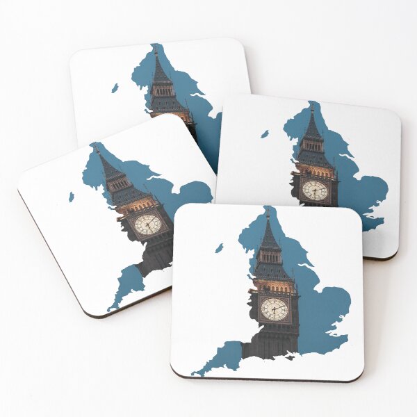Item preview, Big Ben Elizabeth Tower London England Map Silhouette designed and sold by Maroan93.