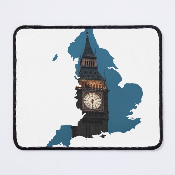 Item preview, Big Ben Elizabeth Tower London England Map Silhouette designed and sold by Maroan93.