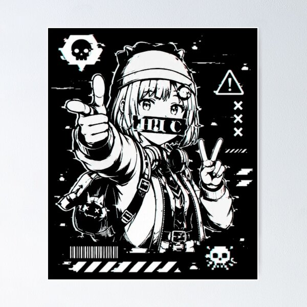 Item preview, Amelia Watson Hololive English Retro Glitched designed and sold by Tritonia-1989.