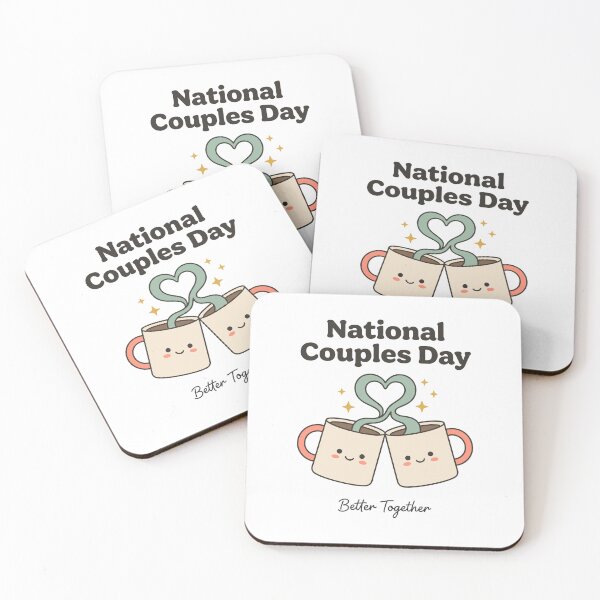 Item preview, National Couples Day Better Together Cute Coffee Mug T-Shirt designed and sold by GlobuddyStore.