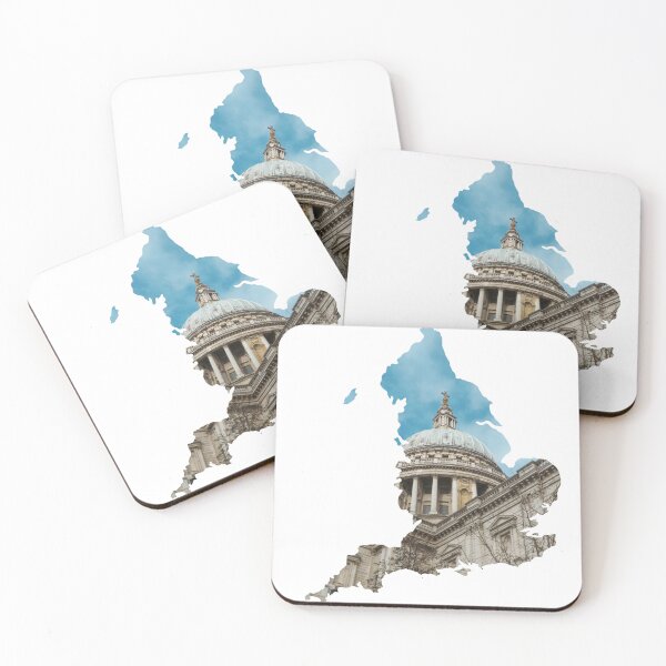 Item preview, St Pauls Cathedral London England Map Silhouette designed and sold by Maroan93.