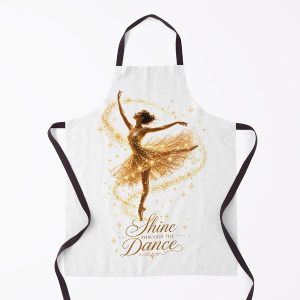 Item preview, Shine Through the Dance | Golden Star Ballerina Inspirational T-Shirt designed and sold by CalmMandala.