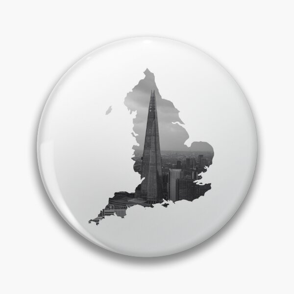 Item preview, The Shard London Skyline England Map Silhouette designed and sold by Maroan93.