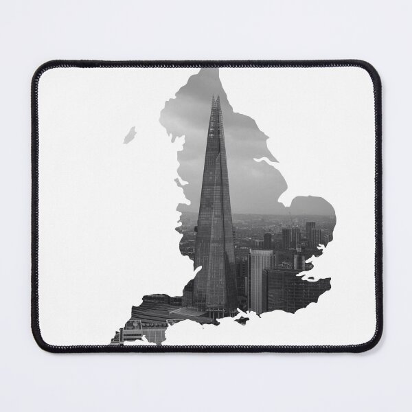 Item preview, The Shard London Skyline England Map Silhouette designed and sold by Maroan93.