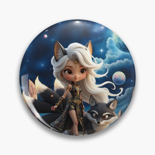 Item preview, Celestial Kitsune – Guardian of the Four Tails designed and sold by nicky2342.