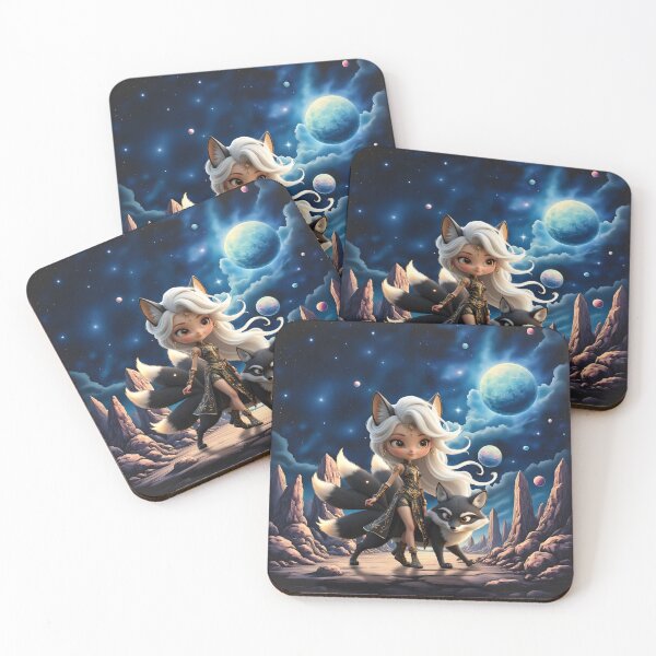 Item preview, Celestial Kitsune – Guardian of the Four Tails designed and sold by nicky2342.