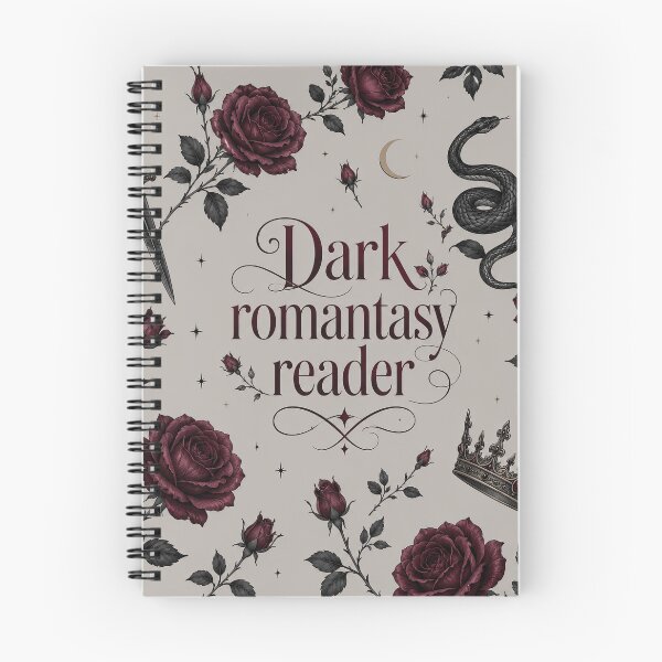 Item preview, Dark Romantasy Reader | Gothic Bookish Floral Pattern | BookTok Aesthetic designed and sold by · GAMING SOUL ·.