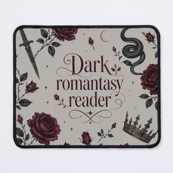 Item preview, Dark Romantasy Reader | Gothic Bookish Floral Pattern | BookTok Aesthetic designed and sold by · GAMING SOUL ·.