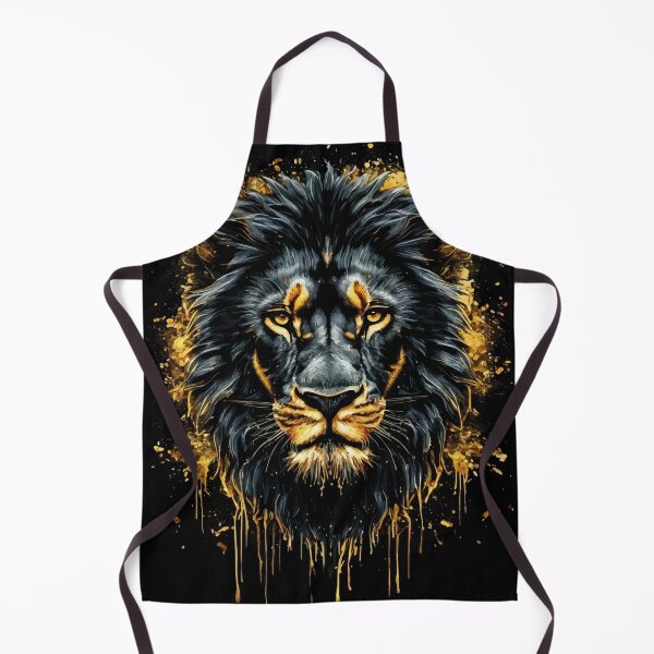 Item preview, Lion black and gold designed and sold by Grypis.