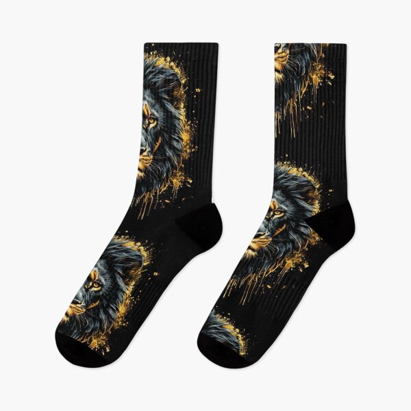 Item preview, Lion black and gold designed and sold by Grypis.