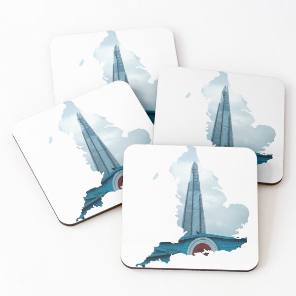 Item preview, The Shard London Skyline England Map Silhouette 2 designed and sold by Maroan93.